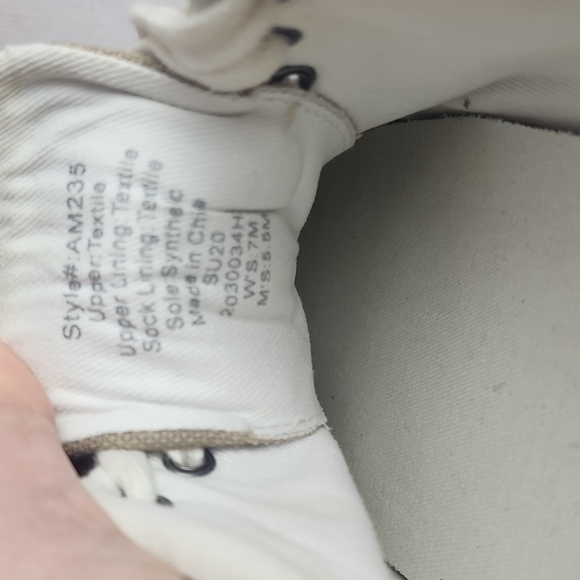 Madewell Sidewalk Low Top Cap Toe Canvas Sneakers - Picture 12 of 12